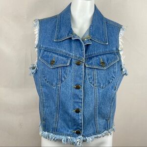 Miss Juli Vintage jean vest denim jacket